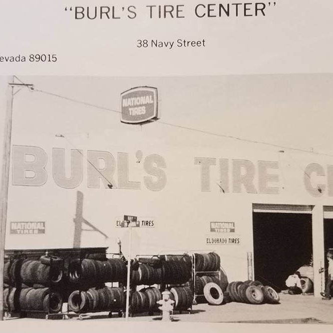 Burl's Tire Center in the 1970's