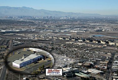 Ariel photo of the Muffler Shop