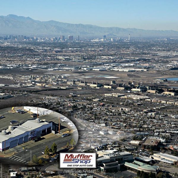 Ariel photo of the Muffler Shop